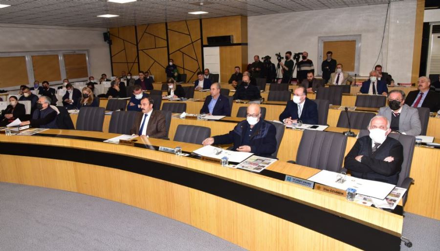 Belediye meclisi Başkan Zeybek Başkanlığında toplandı