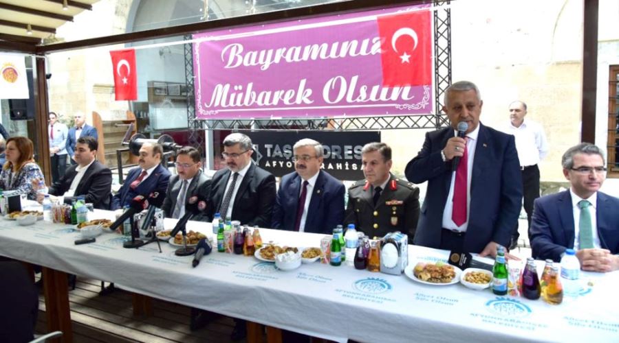 Bayramlaşma Töreni Taş Medrese’de yapıldı