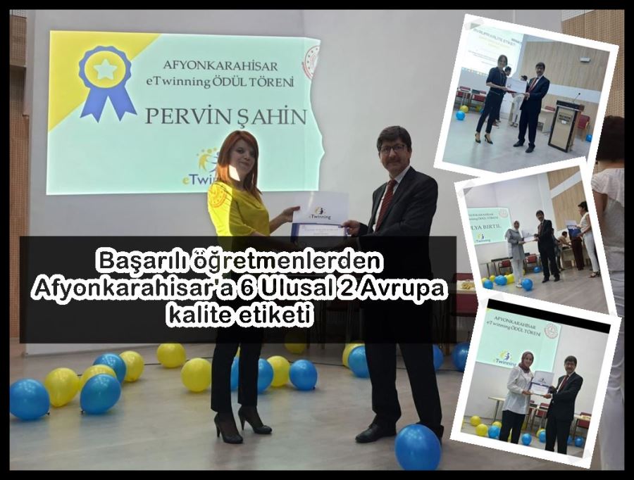 eTwinning’de ilimize 6 Ulusal 2 Avrupa kalite etiketi kazandırdılar