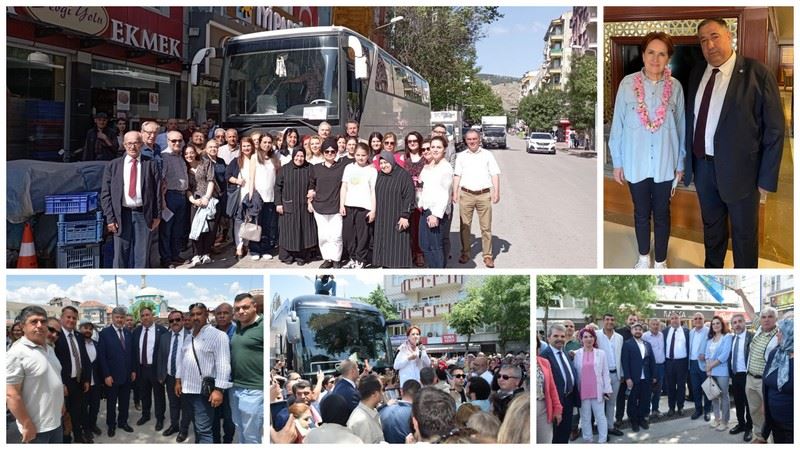 İyi Parti Afyon Teşkilatı Burdur’da Akşener’i karşıladı
