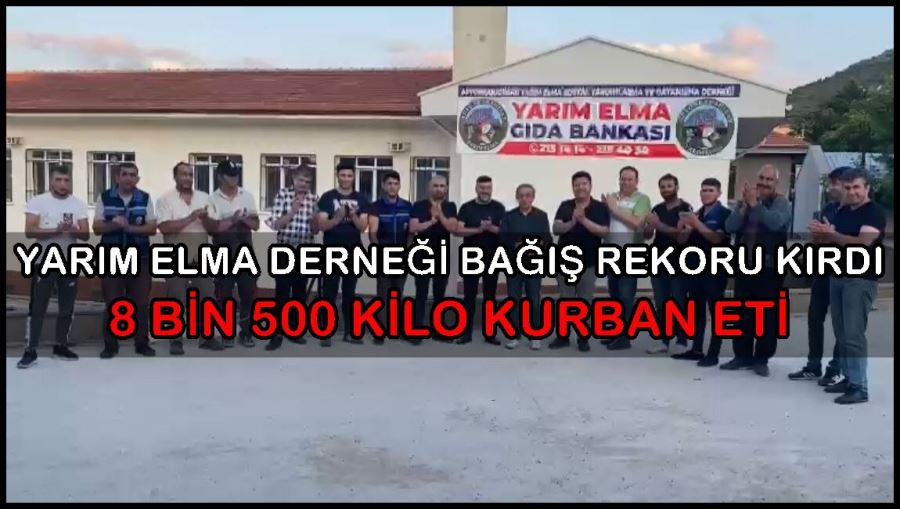 Yarım Elma Derneği bağış rekoru kırdı