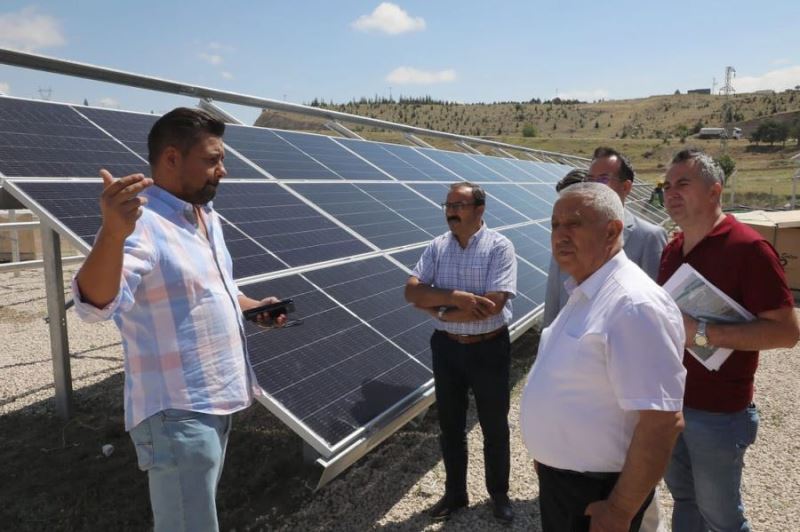 Güneş Enerji Santralinde çalışmalar tamamlandı