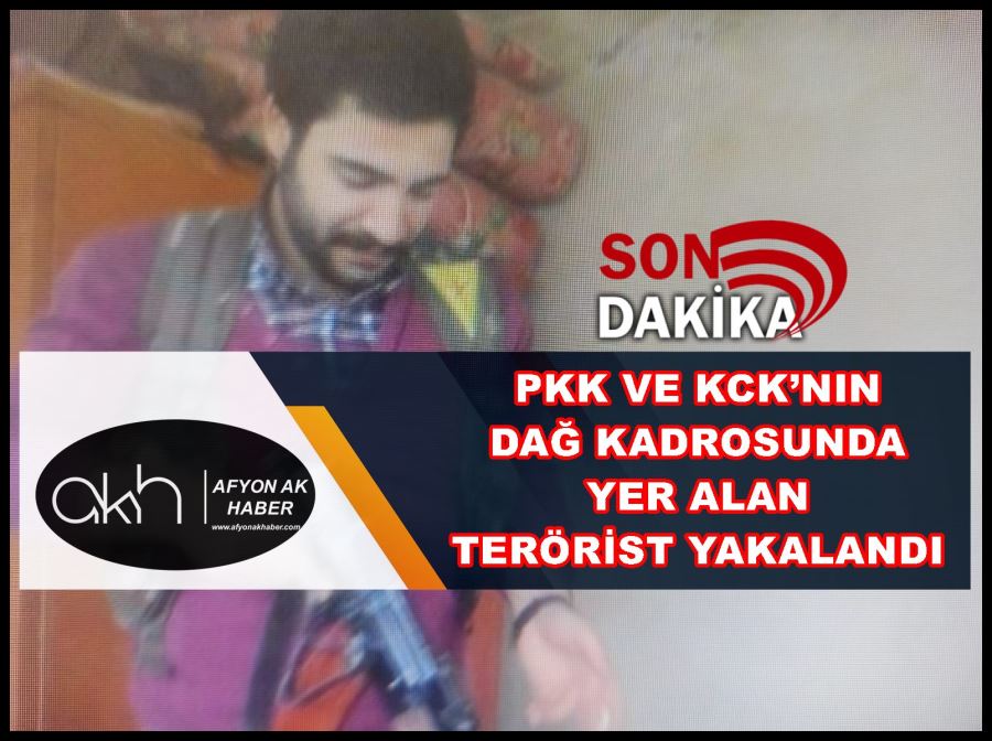 PKK ve KCK’nın dağ kadrosunda yer alan terörist yakalandı