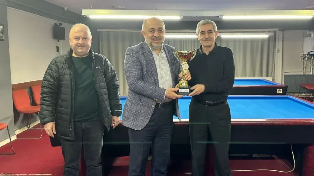  3 Bant Bilardo İl Şampiyonası Tamamlandı