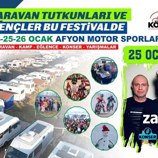 Afyonkarahisar’da Karavan Fest 2025 Başlıyor: Kamp ve Eğlencenin Merkezi