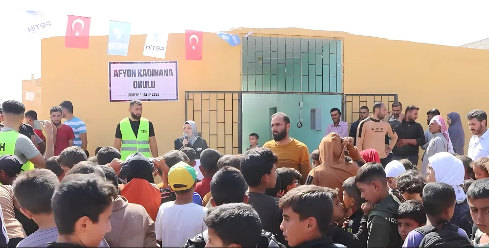 Halep’te Afyon Kadınana Okulu Eğitime Başladı
