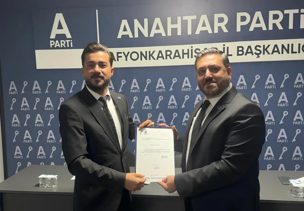 Bolvadin’de Anahtar Parti’nin Yeni İlçe Başkanı Ahmet Postal Oldu