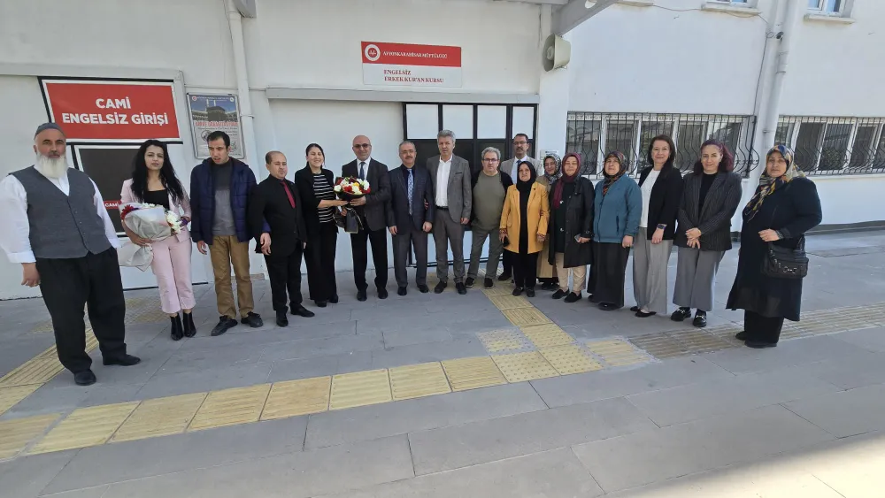 Engelli Dernek Başkanlarından İl Müftüsü’ne Ziyaret ve Tebrik