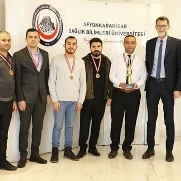 Afyonkarahisar Sağlık Bilimleri Üniversitesi Personeli Spor Turnuvalarında Dereceye Girdi