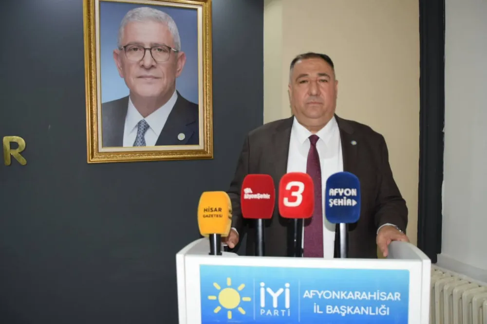 İYİ Parti Afyonkarahisar İl Başkanı Muhammet Mısırlıoğlu’ndan Sert Anayasa Tepkisi