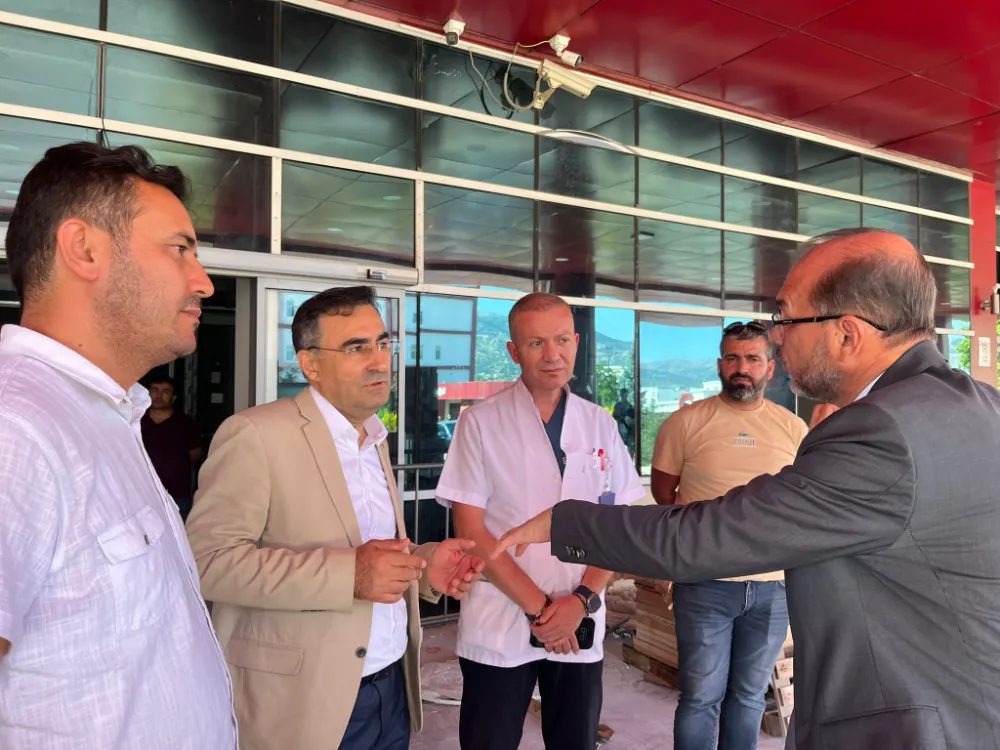 Milletvekili Dr. Hasan Arslan, Erişkin Acil Servisi İnşaatını Yerinde İnceledi