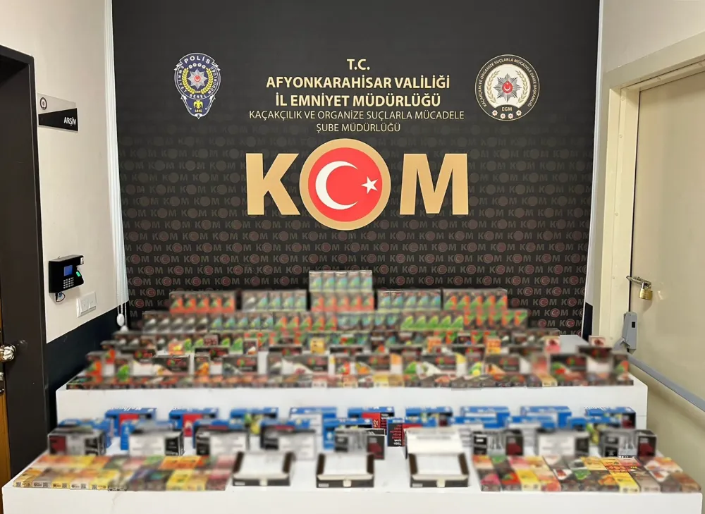 Afyonkarahisar’da Kaçak Tütün Operasyonu