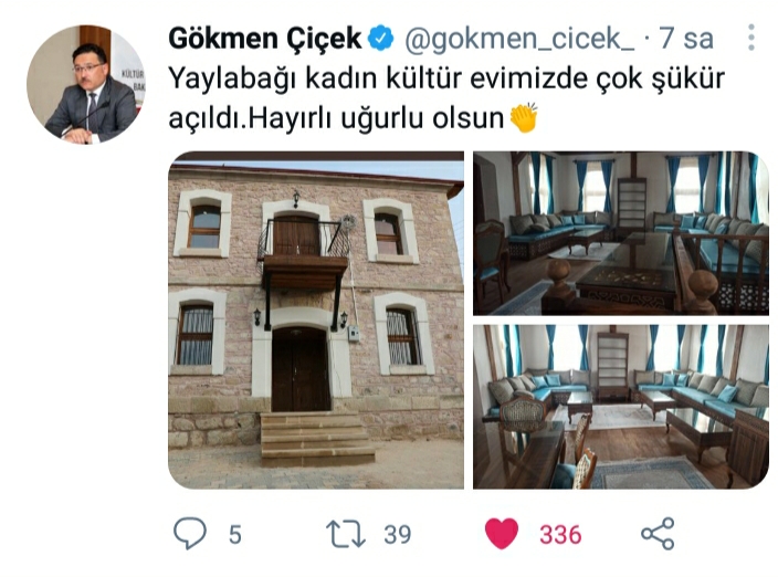 Yaylabağı Kadın Kültür Evi açıldı