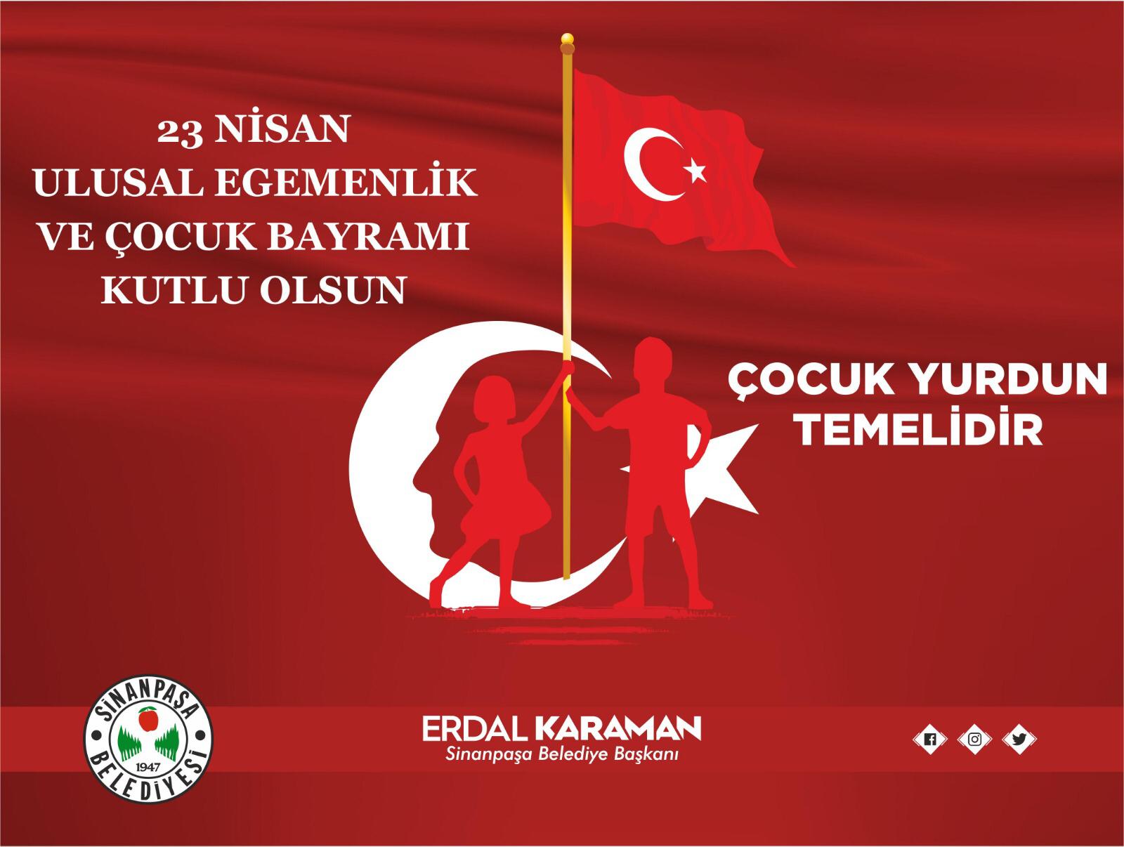 Başkan Karaman’dan 23 Nisan mesajı