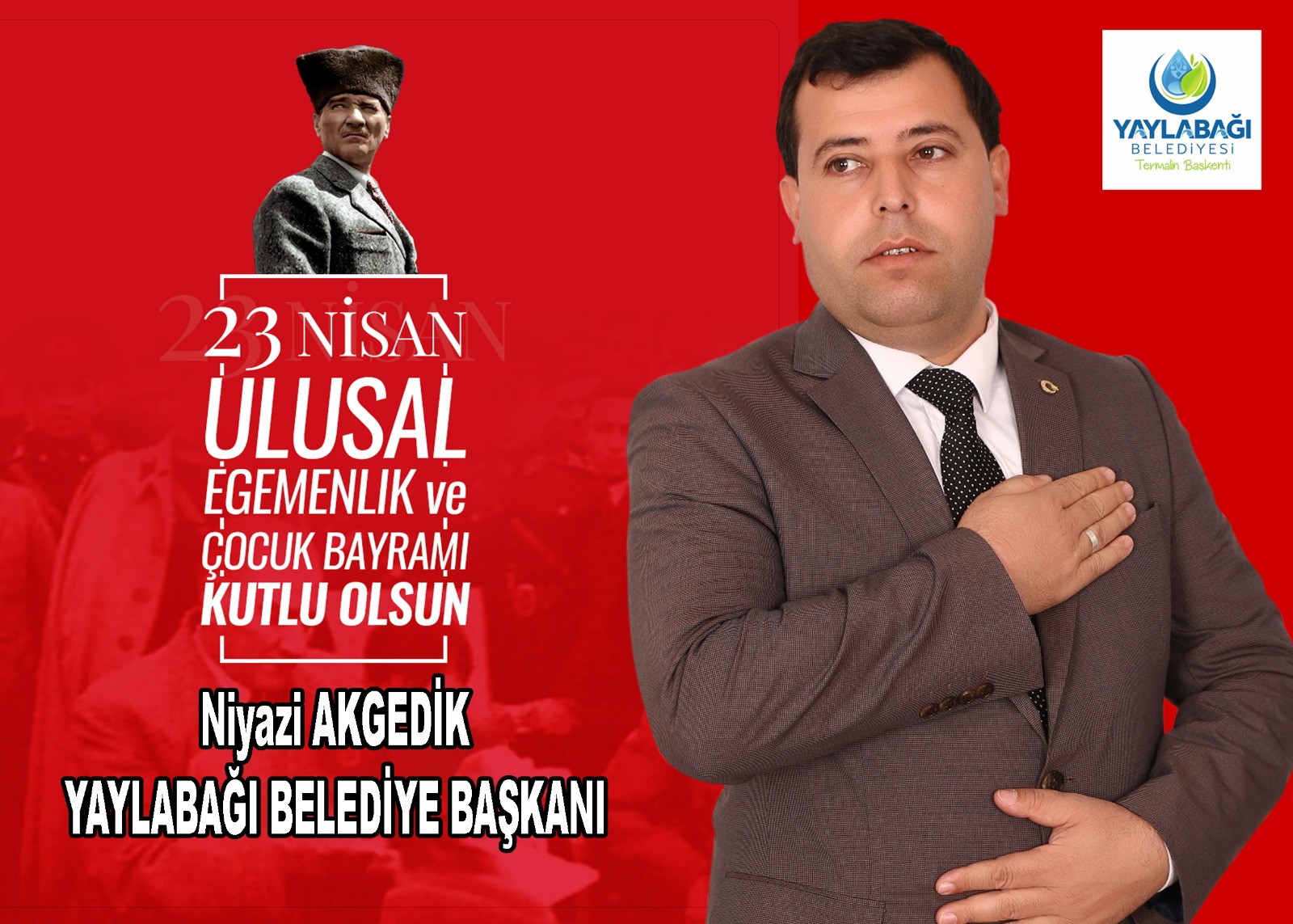 Başkan Akgedik’ten 23 Nisan mesajı