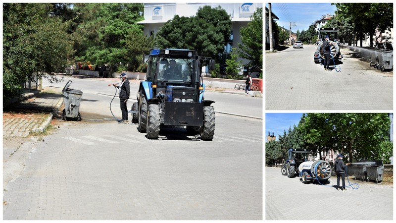 Çay İlçesi’nde ilaçlama çalışmaları yapılıyor