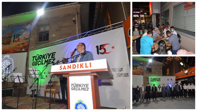 Sandıklı’da 15 Temmuz Demokrasi ve Birlik Günü törenle kutlandı