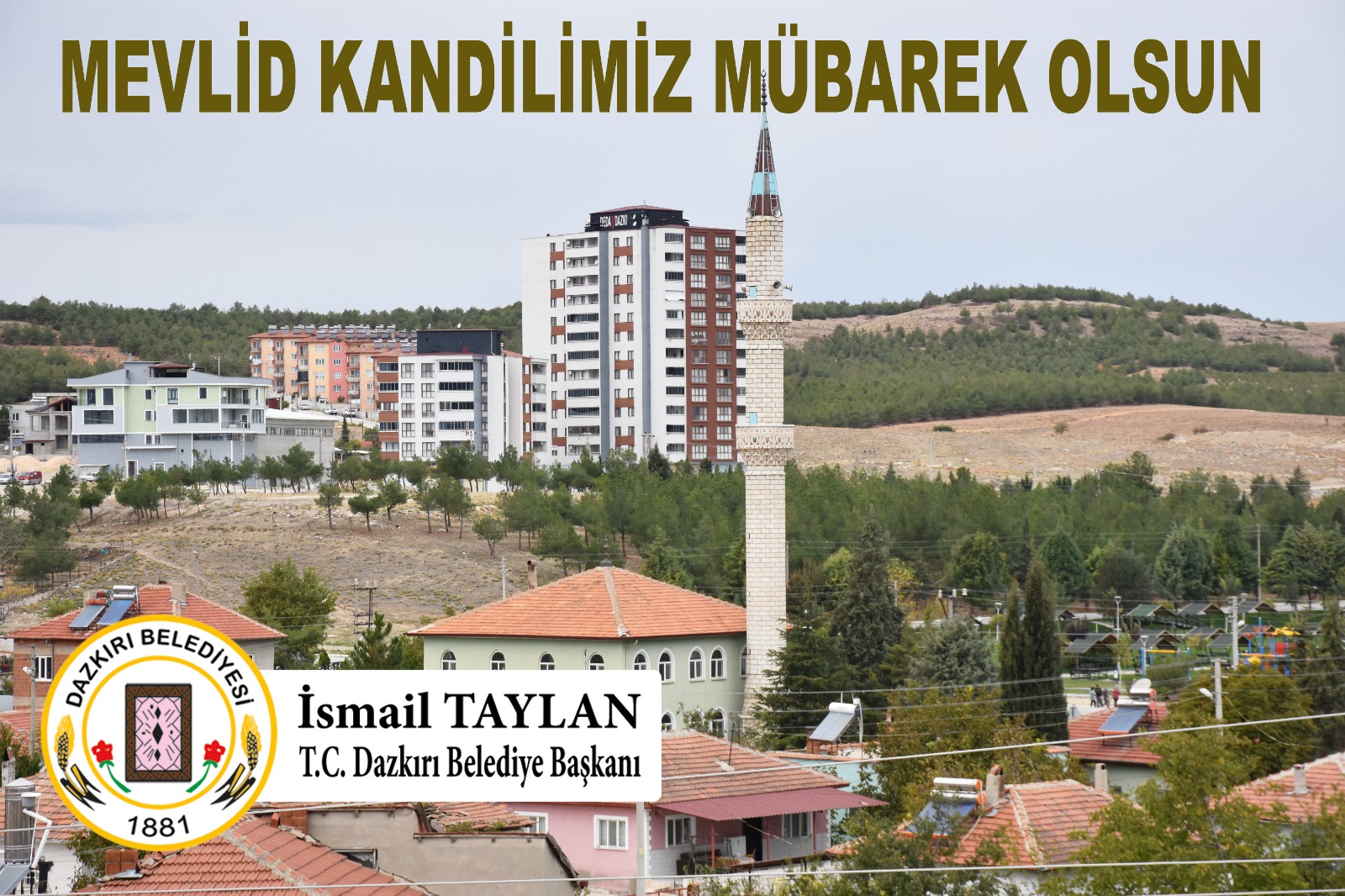 Başkan Taylan’dan Mevlid Kandili mesajı