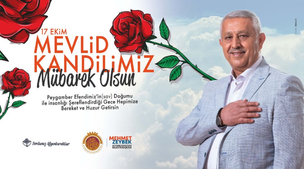 Başkan Zeybek’ten Mevlid Kandili mesajı