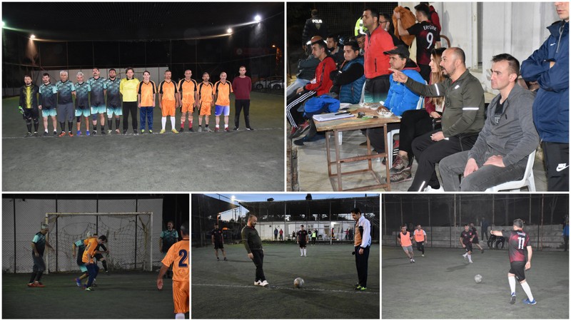 Dazkırı’da halı saha futbol turnuvası başladı