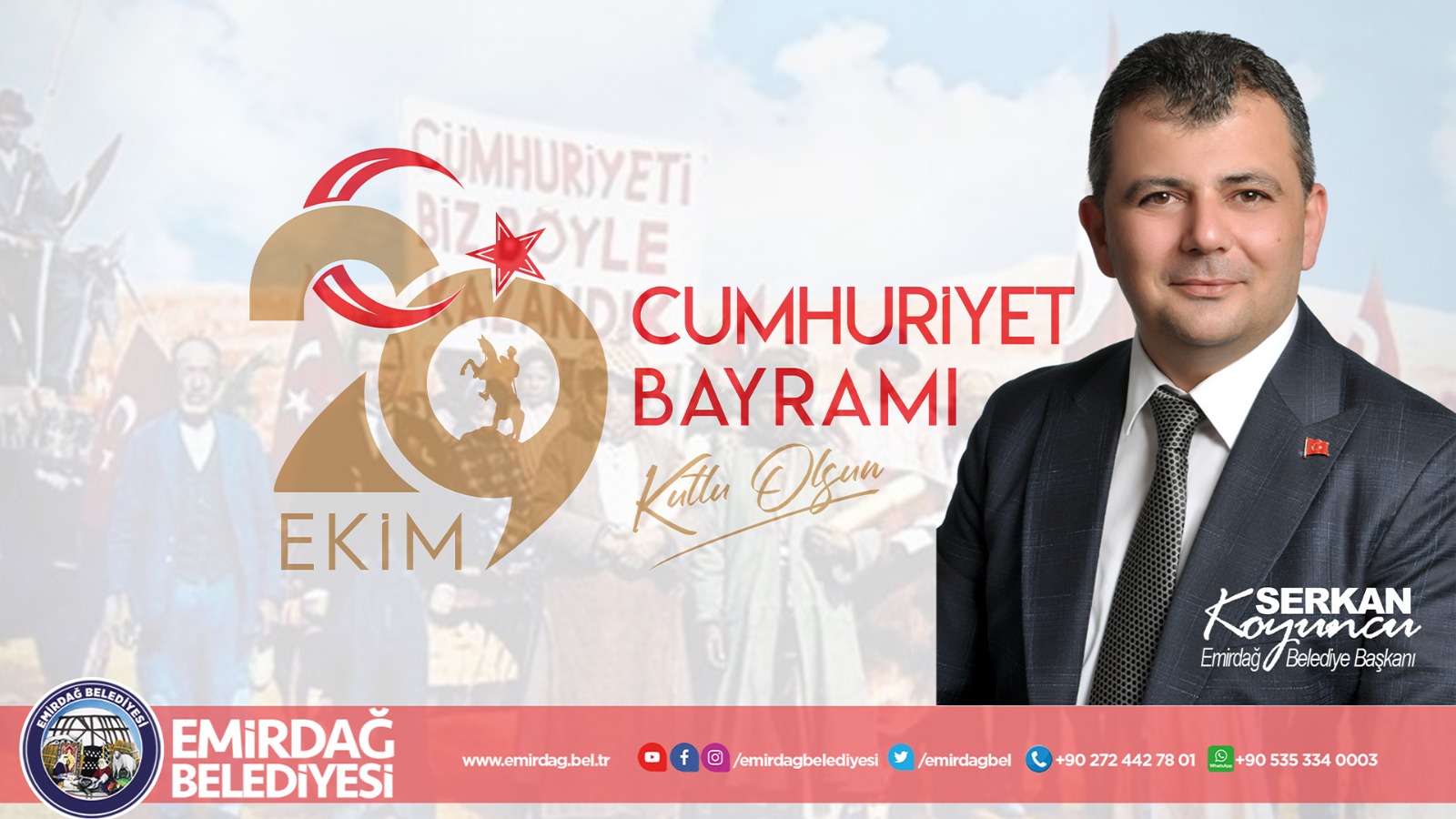 Başkan Koyuncu’dan 29 Ekim Cumhuriyet Bayramı mesajı