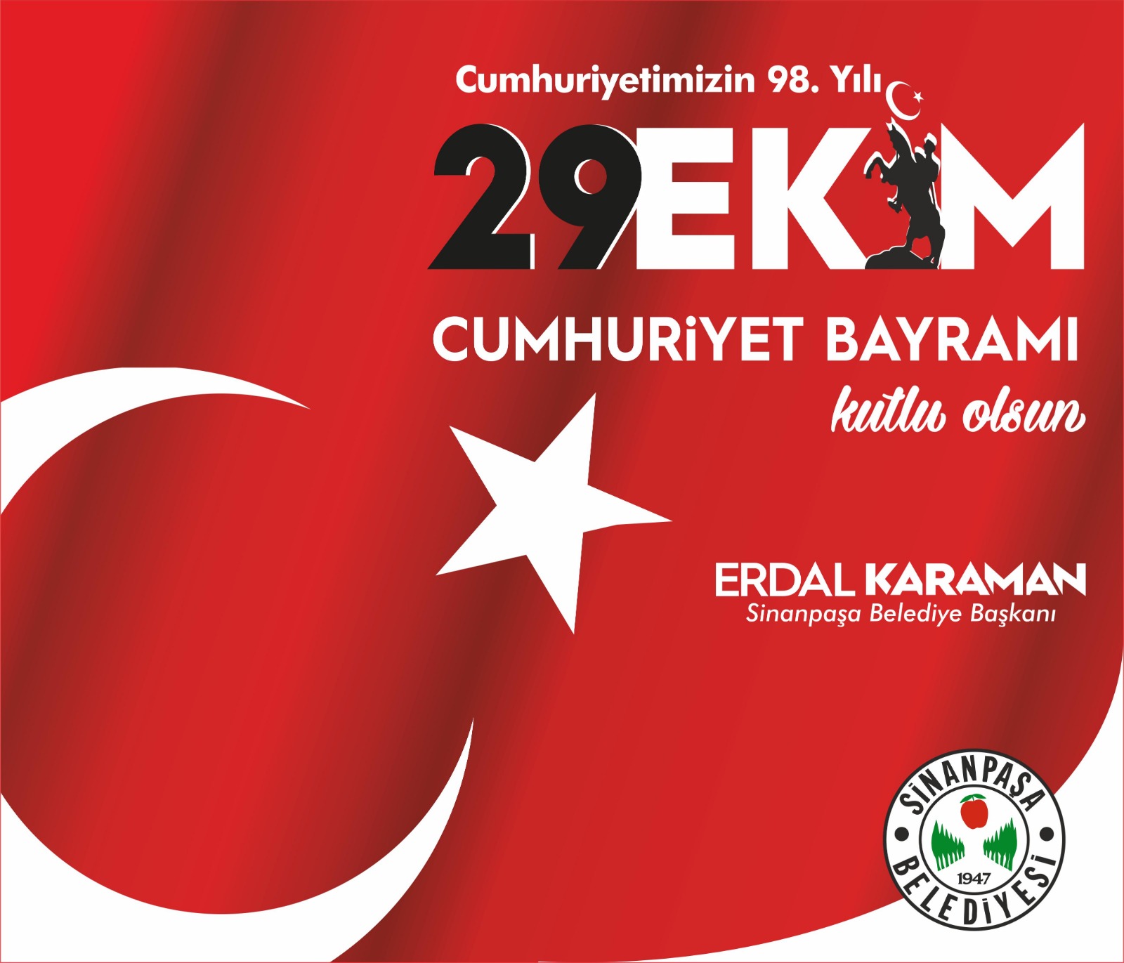 Başkan Karaman’dan 29 Ekim Cumhuriyet Bayramı mesajı