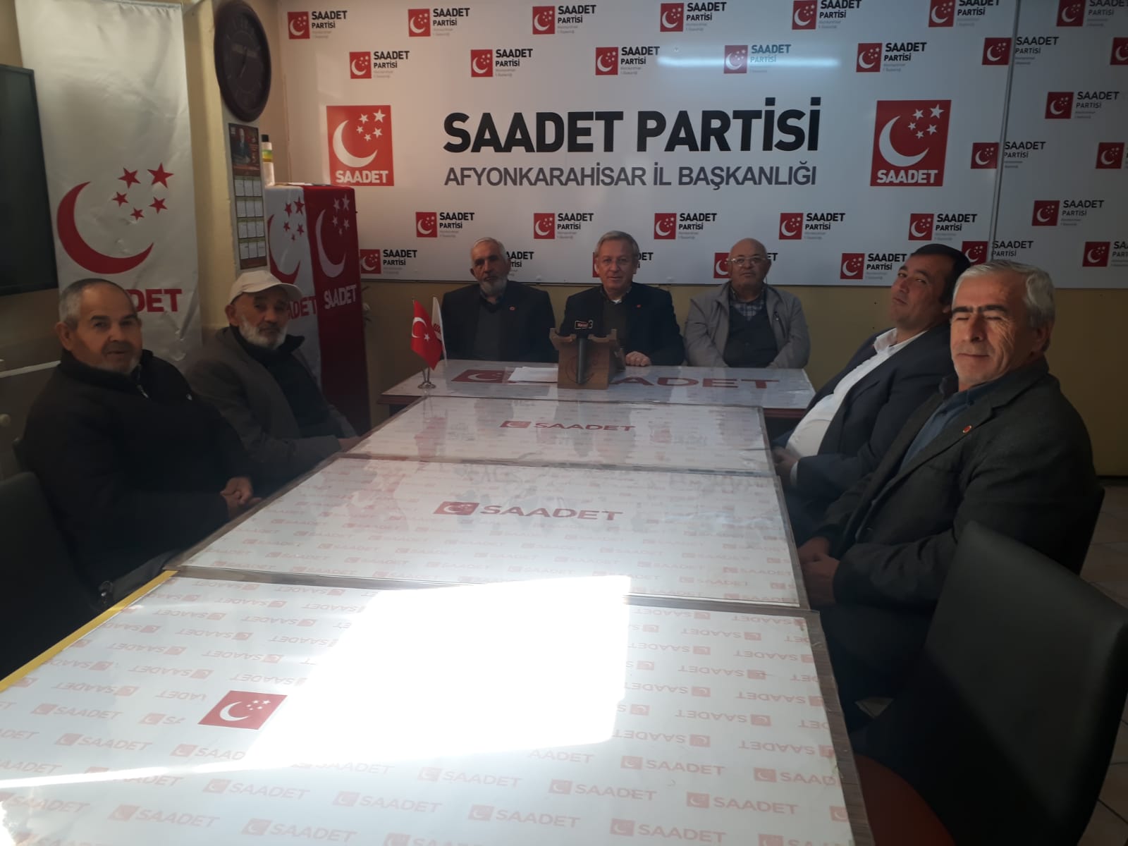 Saadet Partisi’nde haftalık basın toplantısı