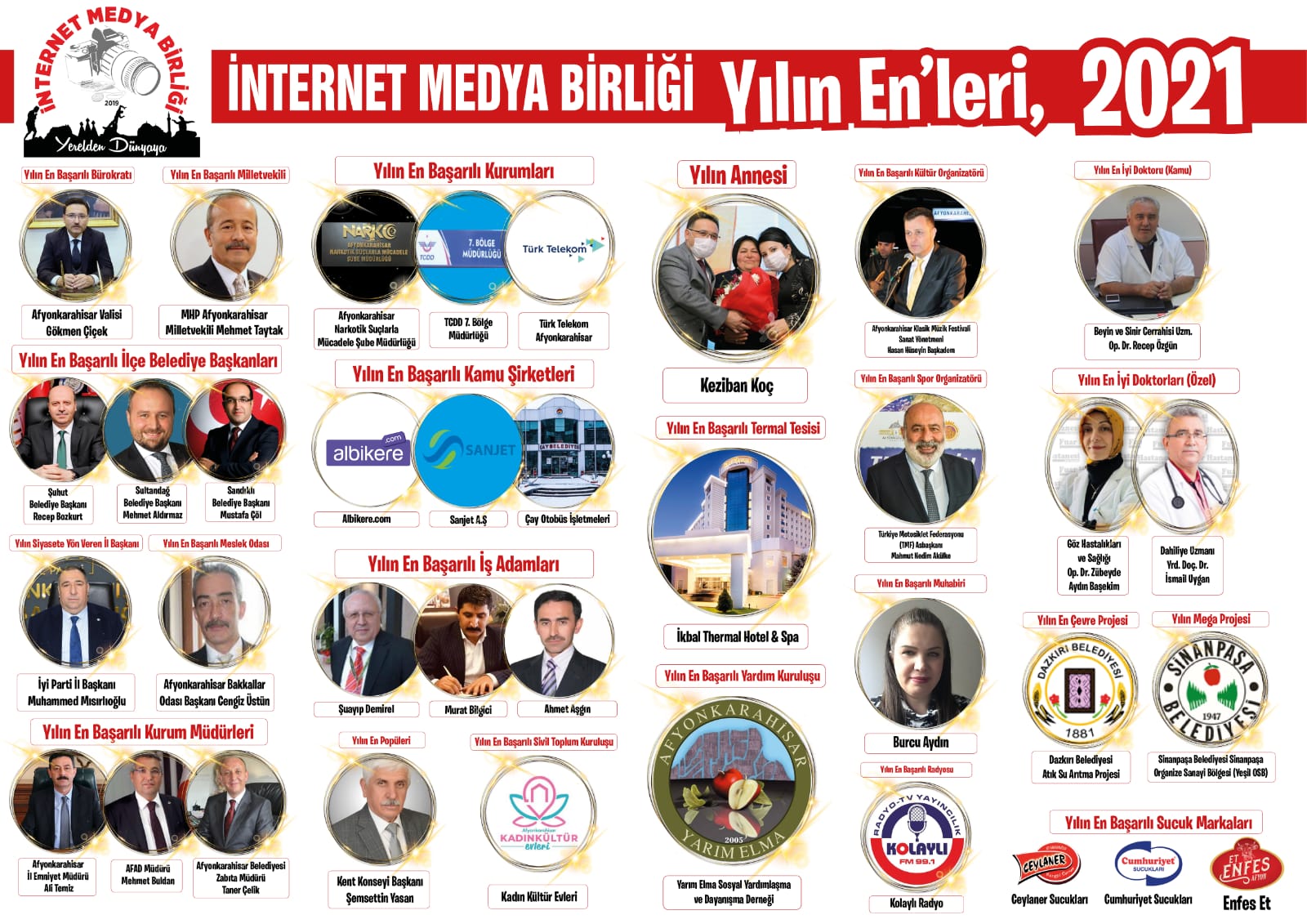 İnternet Medya Birliği 2021 Yılın Enleri ödül töreni